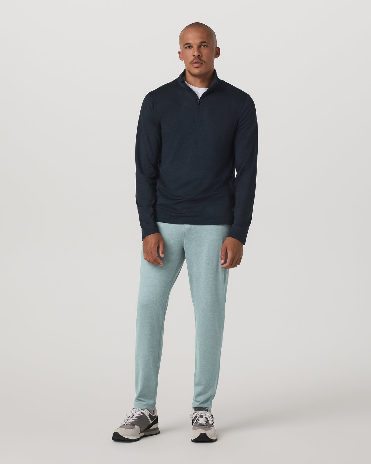 Ponto Performance Pant 30" Misty Blue Heather Sweatpant - Image 5