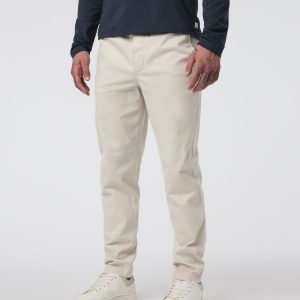 Fletcher Elastic Waist Pant Athletic Slim Fit 30" Oatmeal