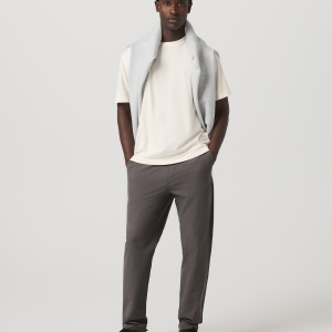 Men's Meta Elastic Waist Pant Classic Fit 32" Warm Grey