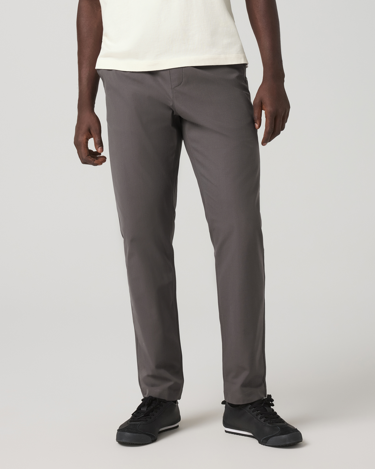 Men's Meta Elastic Waist Pant Classic Fit 32" Warm Grey - Image 4