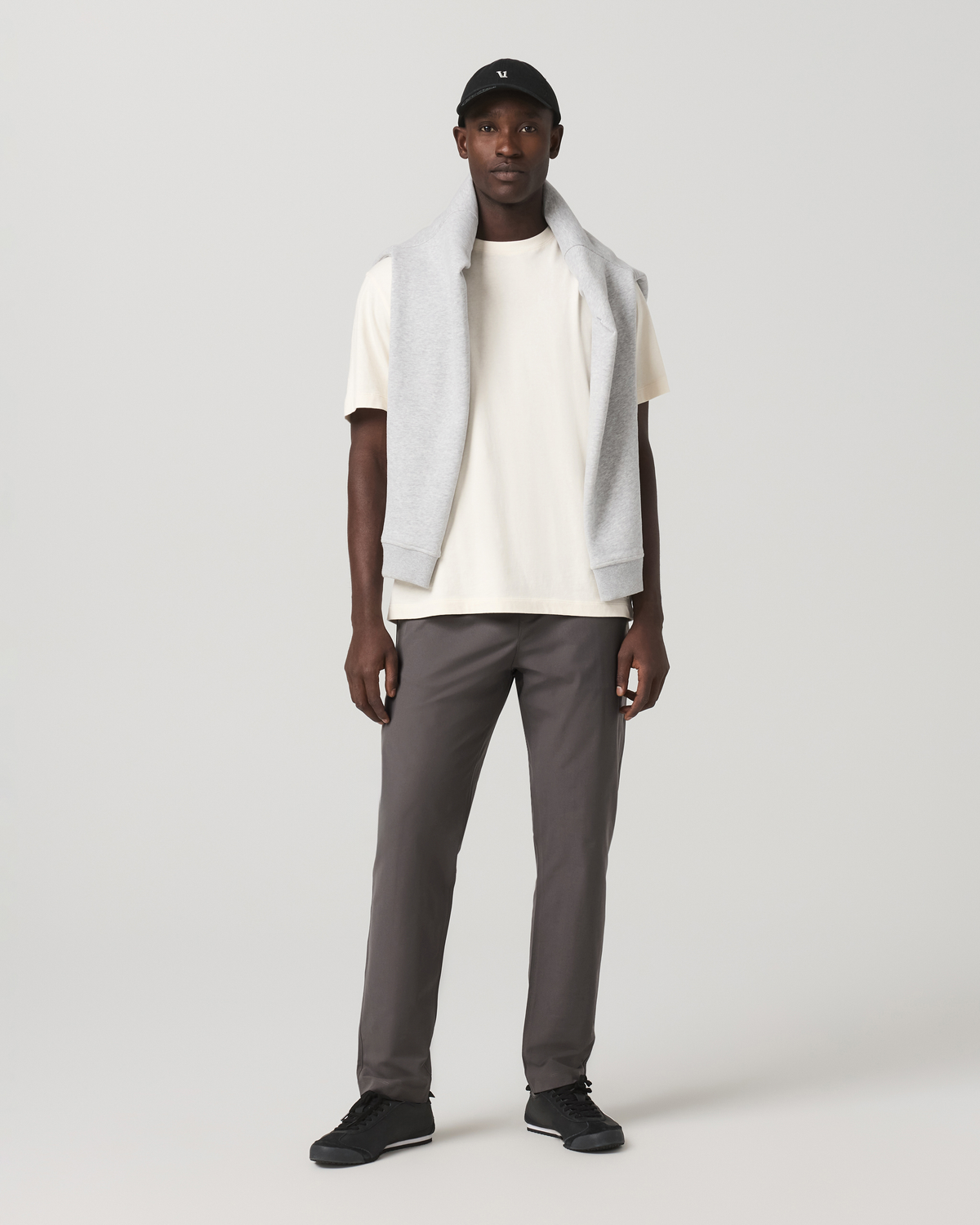 Men's Meta Elastic Waist Pant Classic Fit 32" Warm Grey - Image 5
