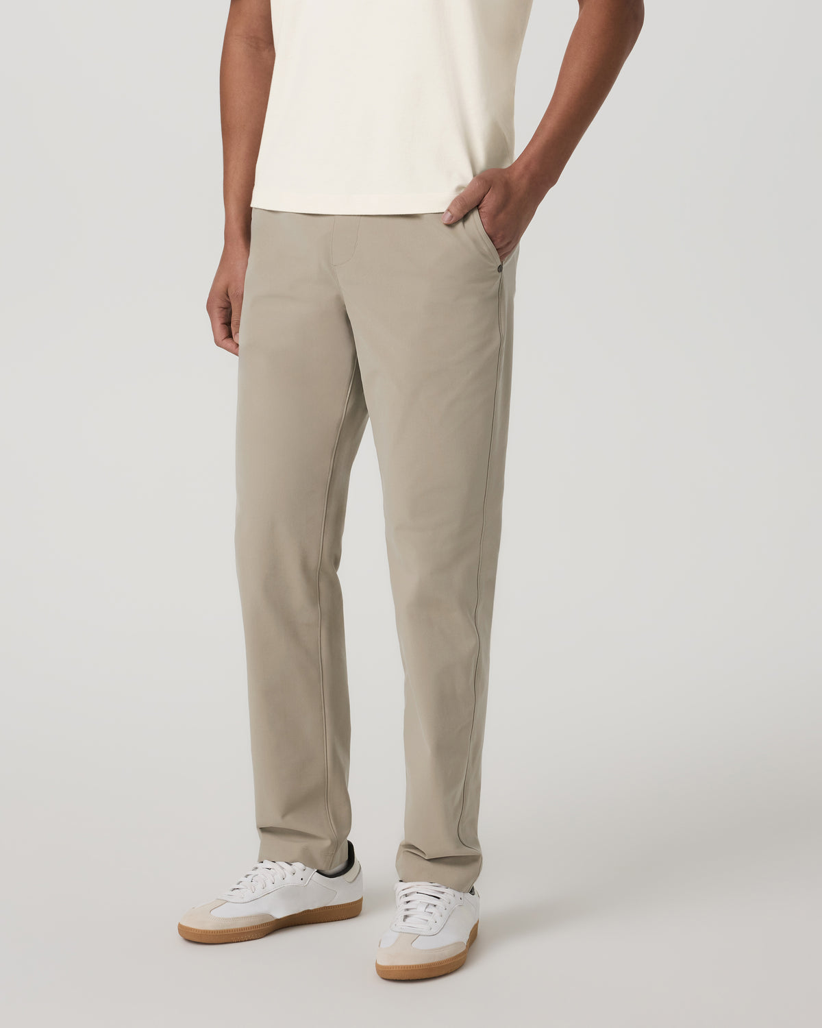 Meta Elastic Waist Pant Classic Fit 32" Men's Truffle Pants