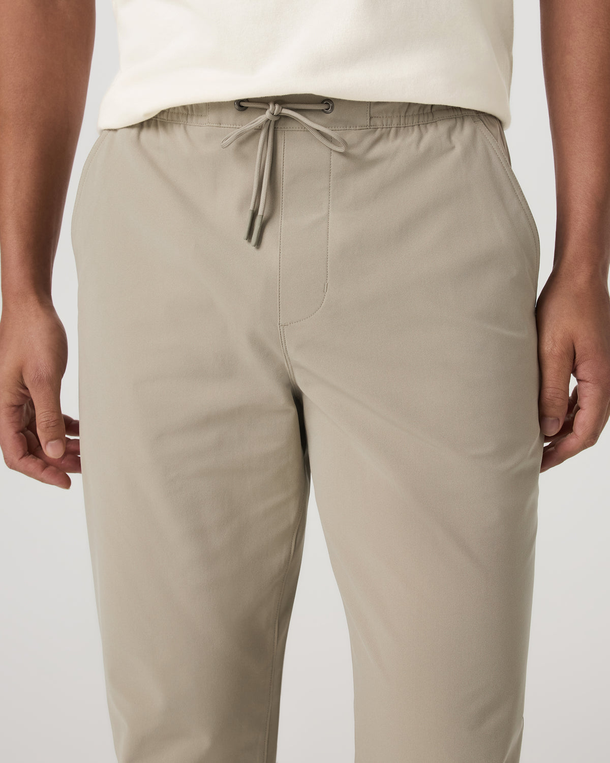 Meta Elastic Waist Pant Classic Fit 32" Men's Truffle Pants - Image 2