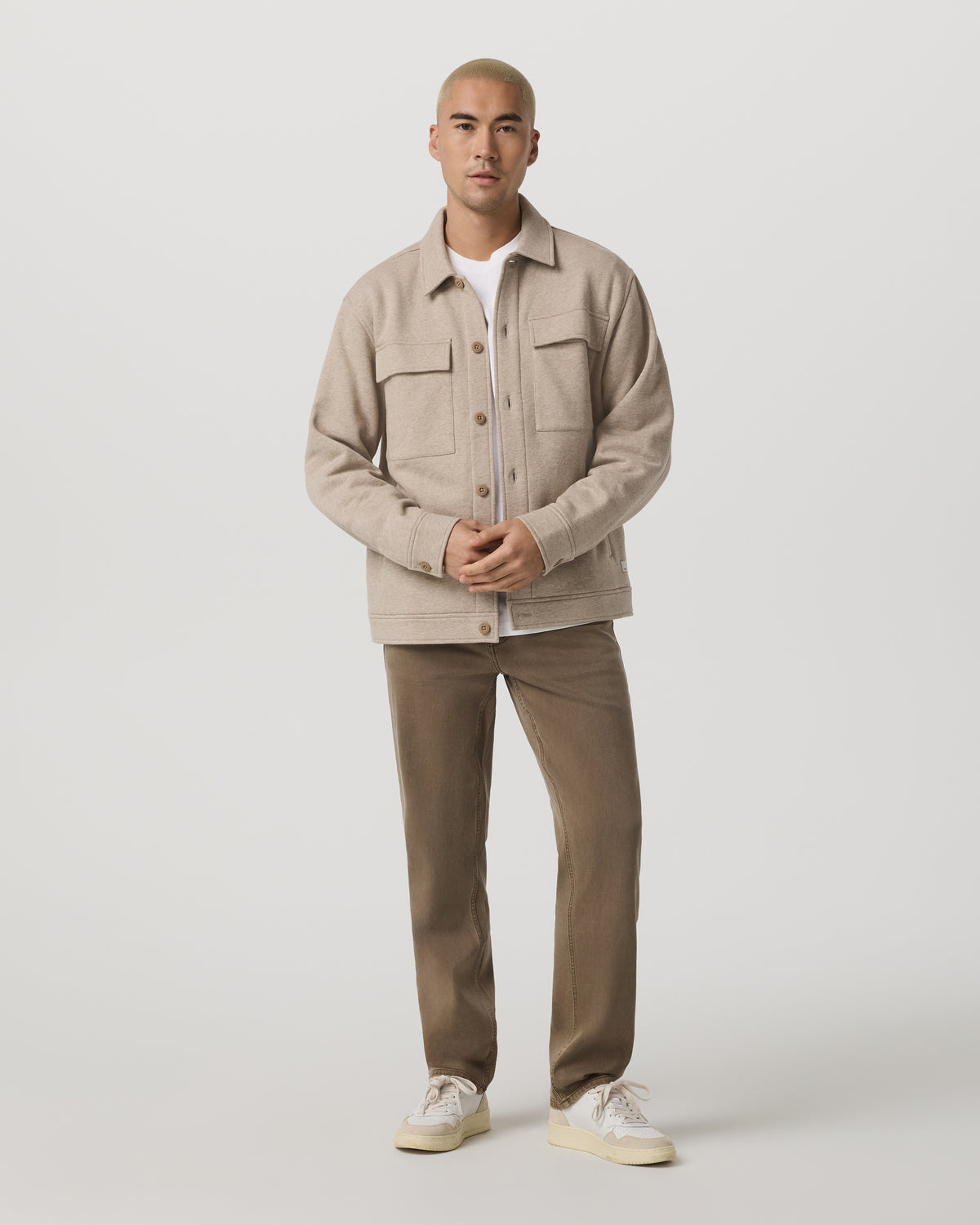 Men's Benton Stretch Twill Pant Classic Fit 30" Peppercorn - Image 4