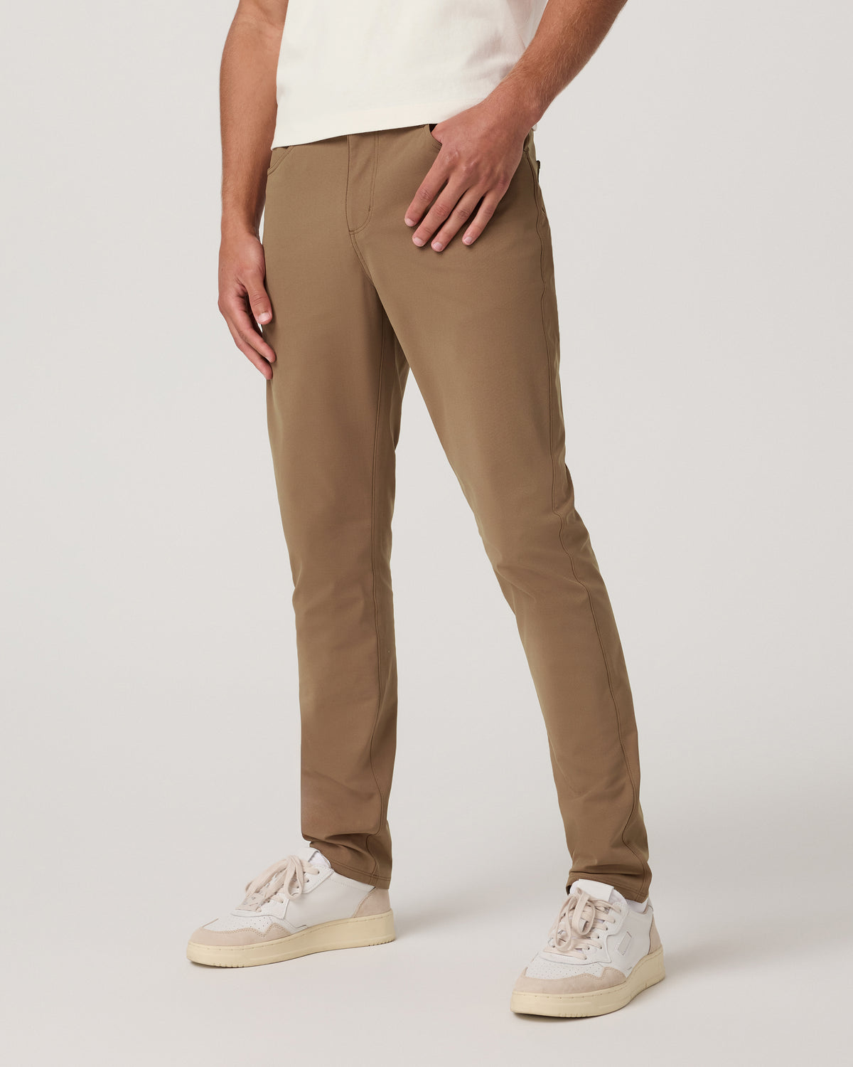 Meta Pant Athletic Slim Fit 32" Men's Pecan 5-Pocket Pant