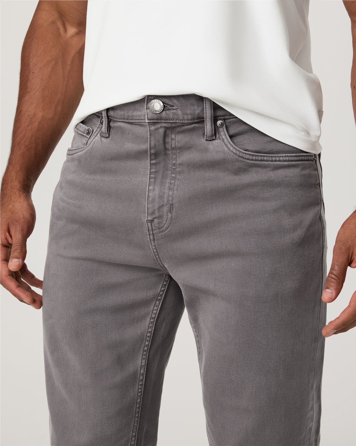 Benton Stretch Twill Pant Athletic Slim Fit 32" Cavern Grey - Image 2