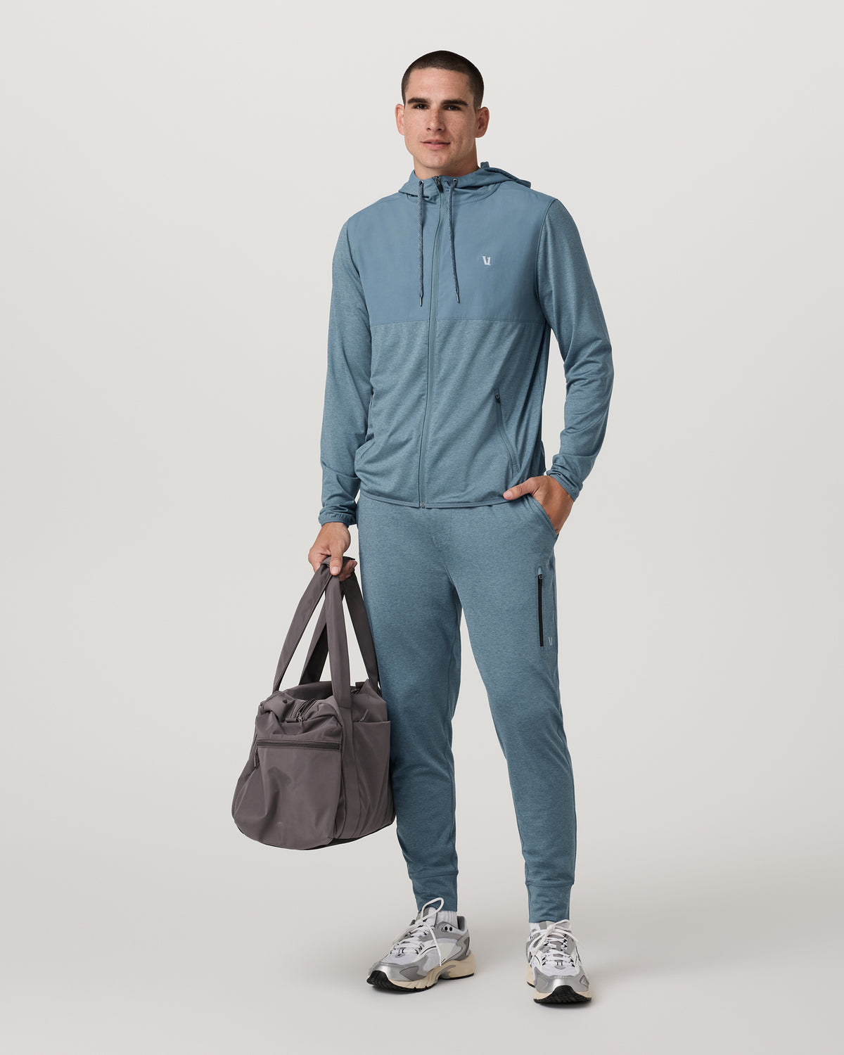 Men's Sunday Performance Jogger 28" Smoke Blue Heather - Image 4