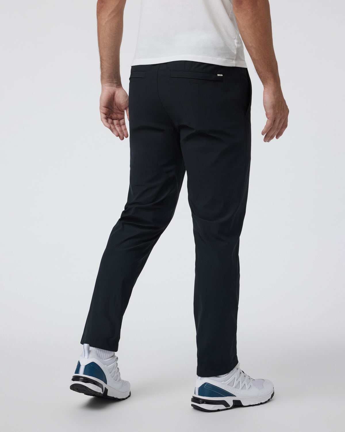 Meta Elastic Waist Pant Black 5-Pocket Stretch Pants - Image 3