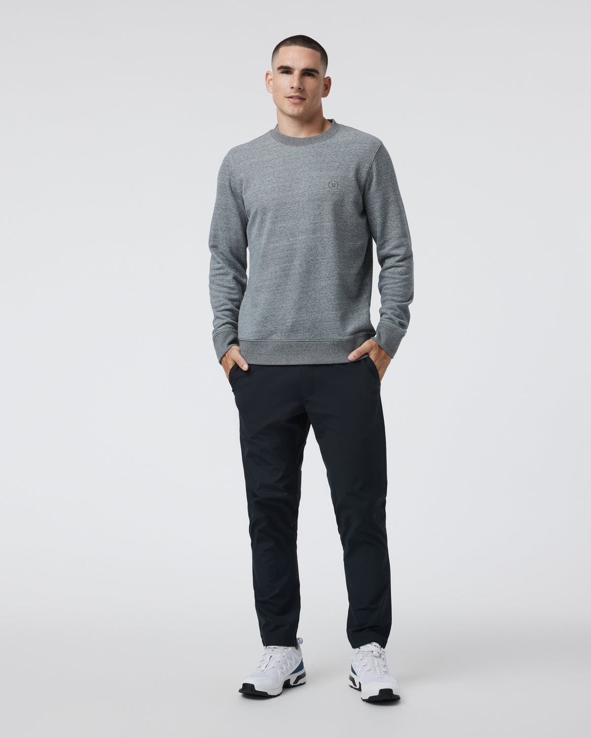 Meta Elastic Waist Pant Black 5-Pocket Stretch Pants - Image 4