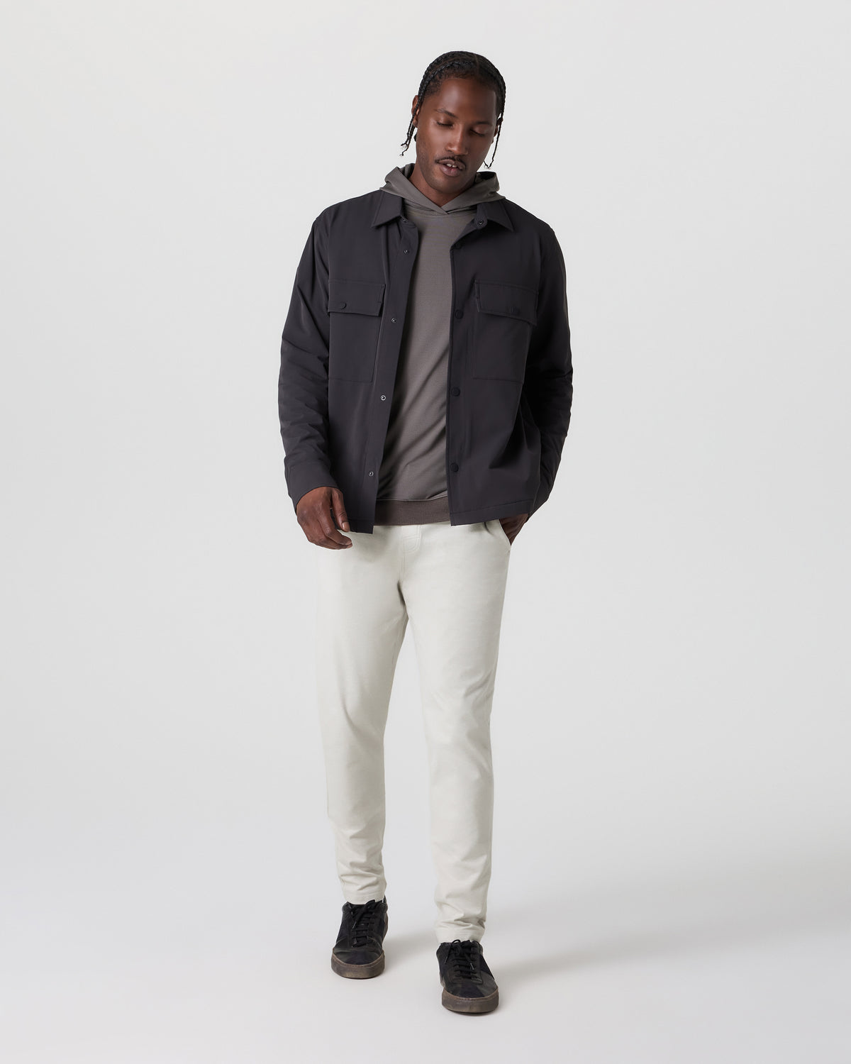 Coronado Pant Men's Salt Heather Zip Up Hoodie - Image 5