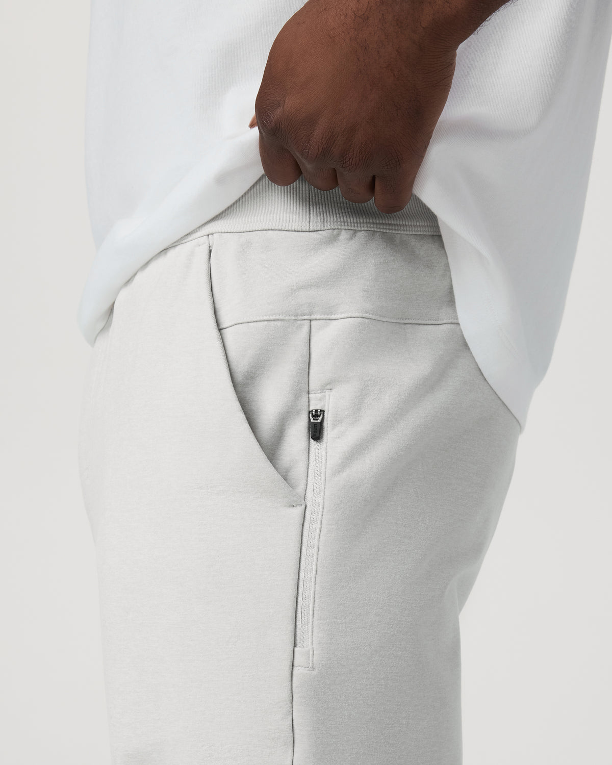 Men's Coronado Sweatpant 28" Salt Heather - Image 5