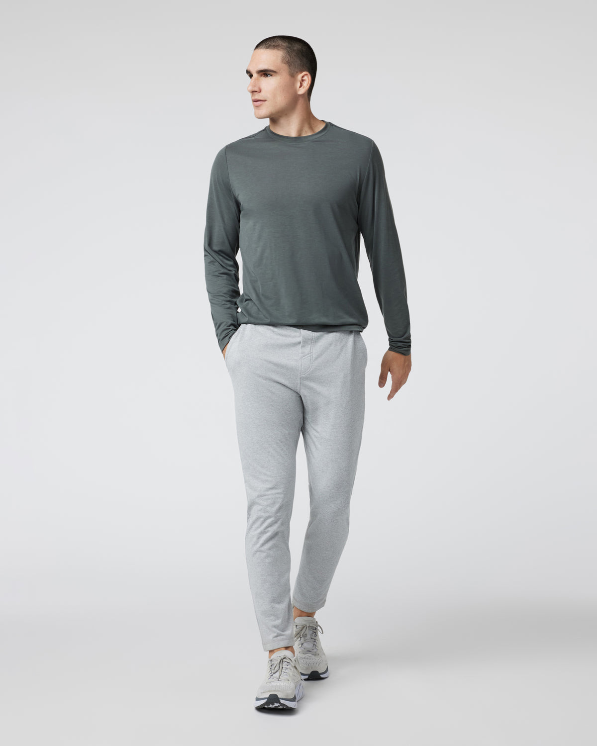 Coronado Pant Men's Light Grey Sweatpants - Image 2