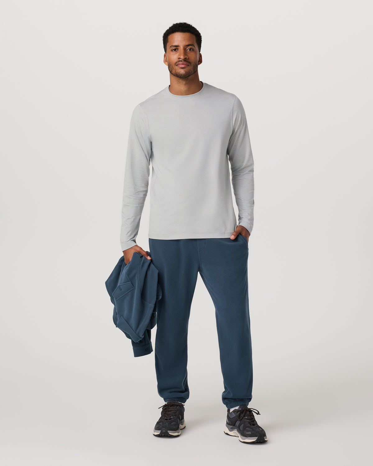 Aspen Sweatpant Men's Ocean Blue Classic-Fit Sweats - Image 5