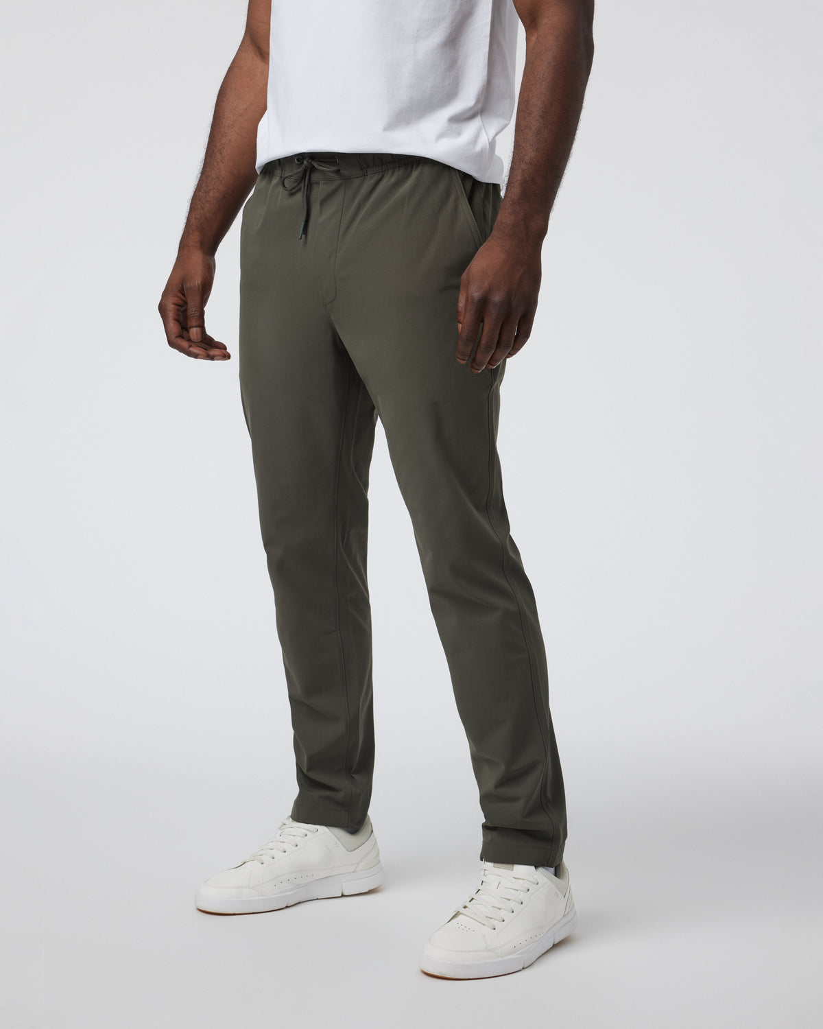 Meta Elastic Waist Pant Dark Oregano - Image 3