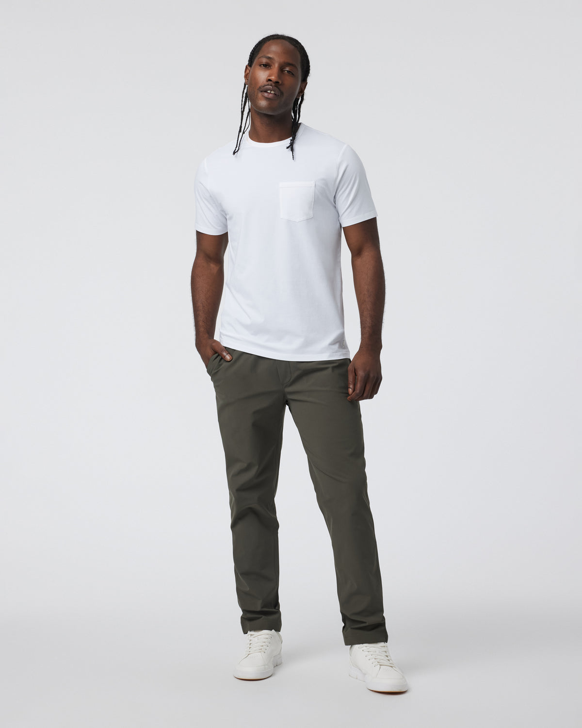 Meta Elastic Waist Pant Dark Oregano - Image 4