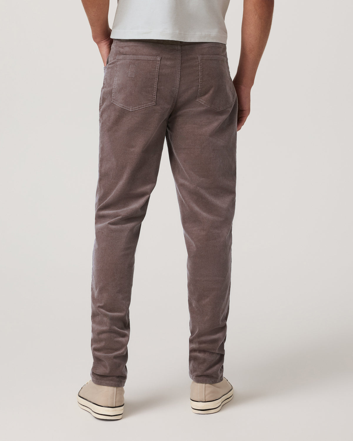 Optimist 5 Pocket Cord Pant Athletic Slim Fit Huckleberry - Image 3