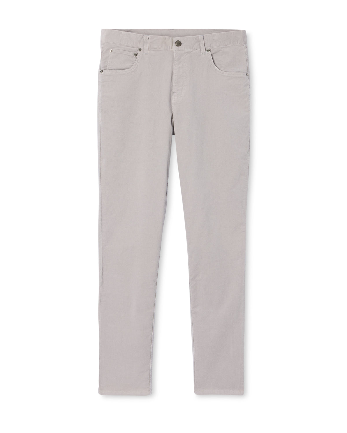 Optimist 5 Pocket Cord Pant Athletic Slim Fit Amethyst Grey - Image 6