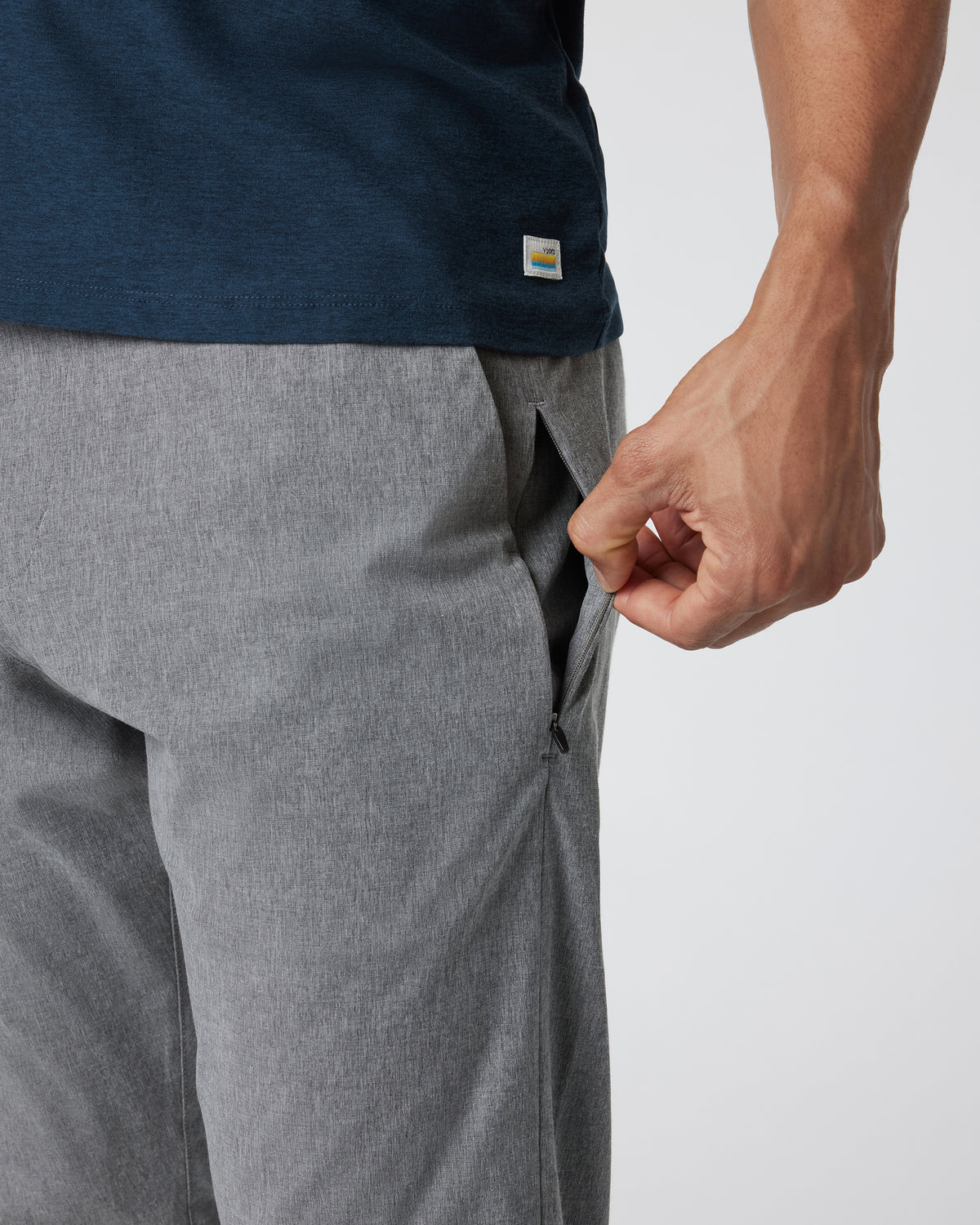 Aim Pant Concrete Grey Tailored Pants - Image 2
