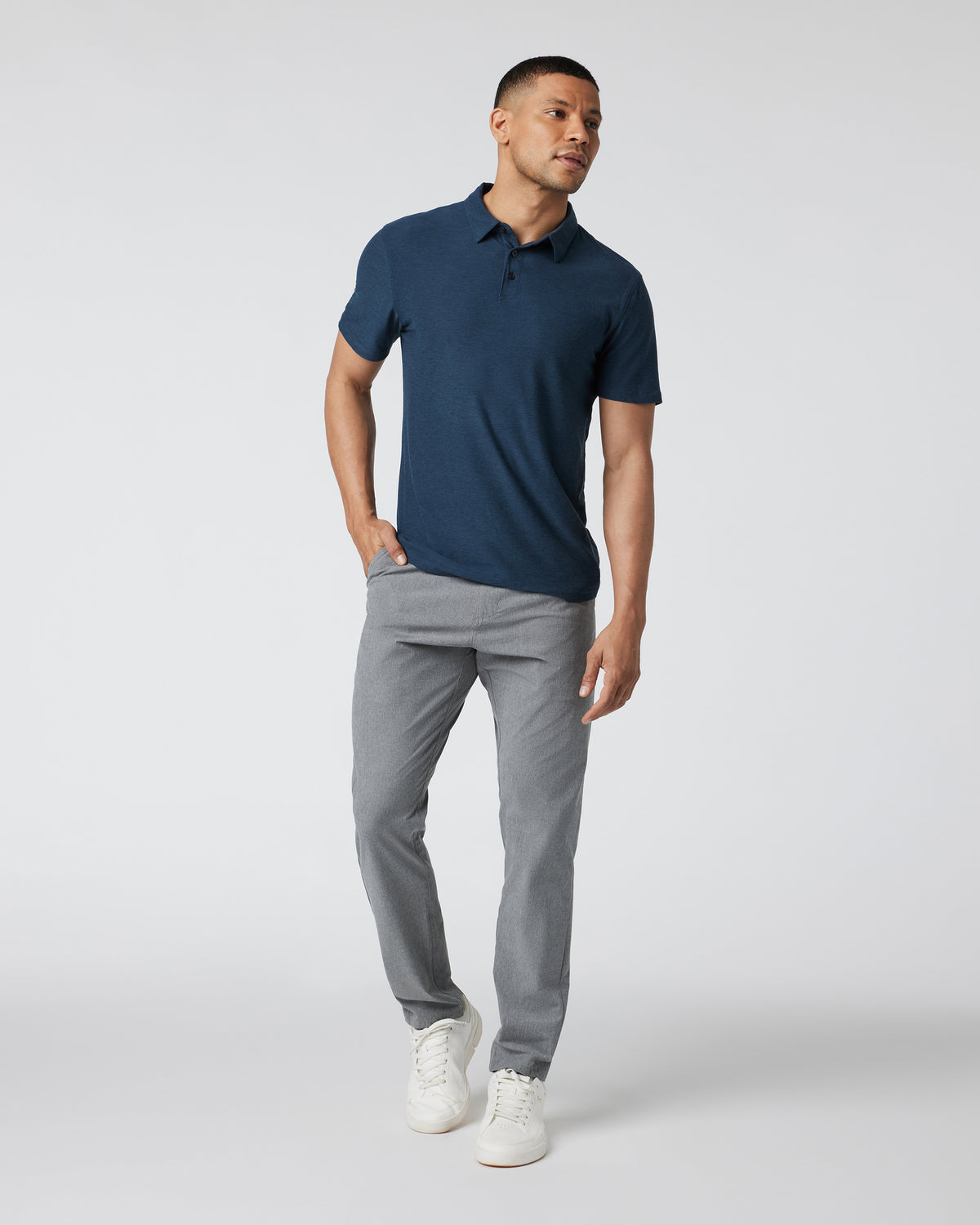 Aim Pant Concrete Grey Tailored Pants - Image 3