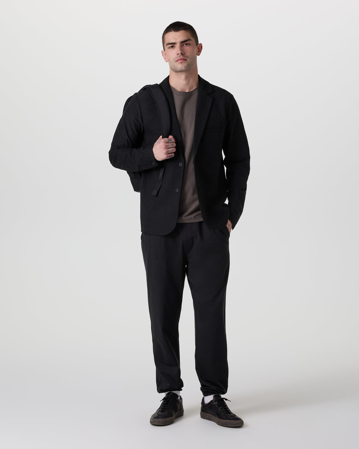 Coronado Performance Sweatpant Classic 30" Black Heather - Image 3
