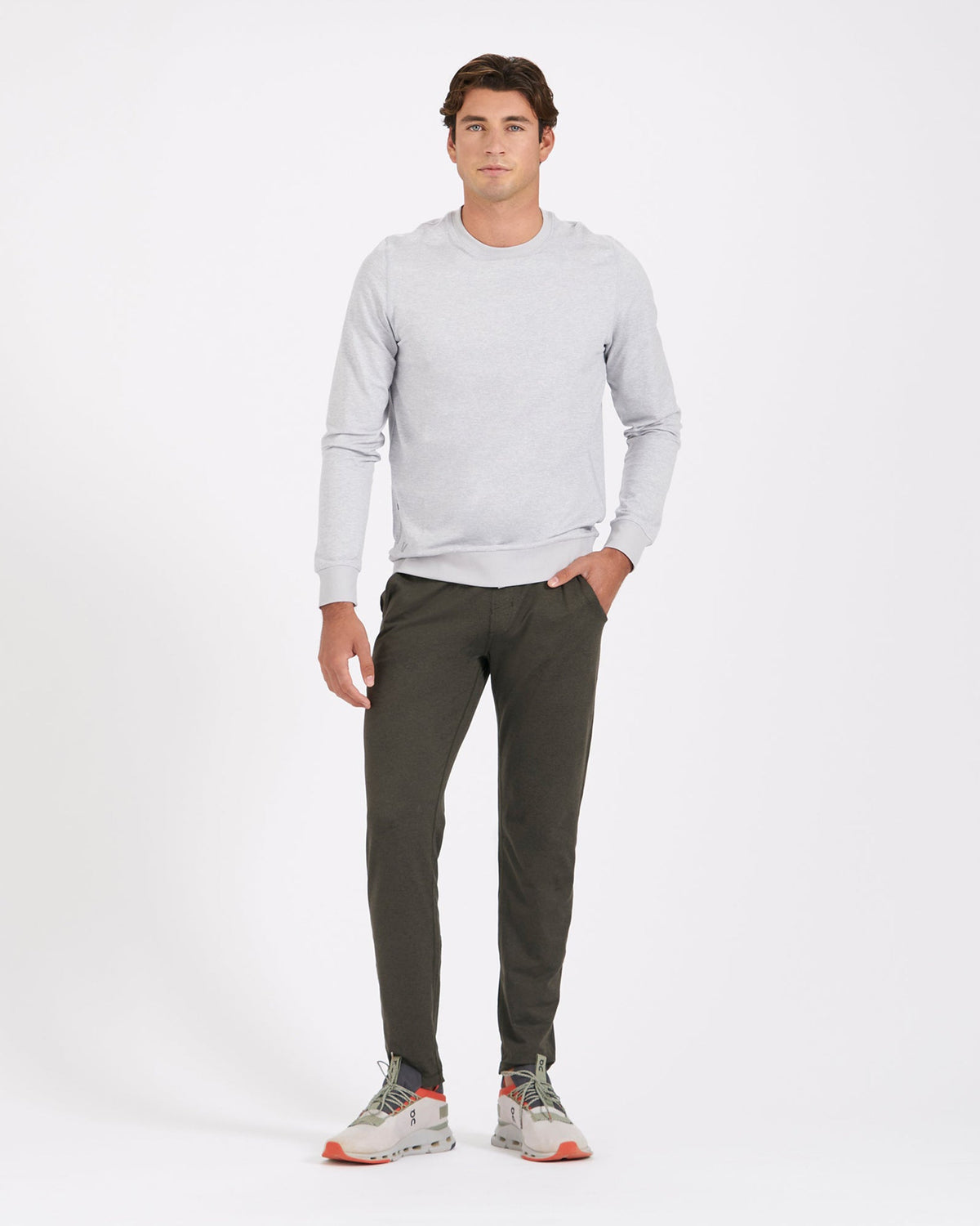 Ponto Performance Pant 30" Oregano Heather - Image 4
