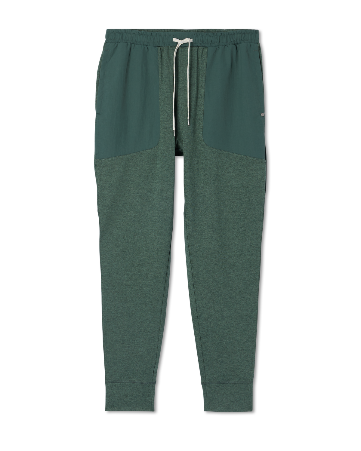 Men's Sunday Mixed Media Jogger 28" Agate Green Heather - Image 6