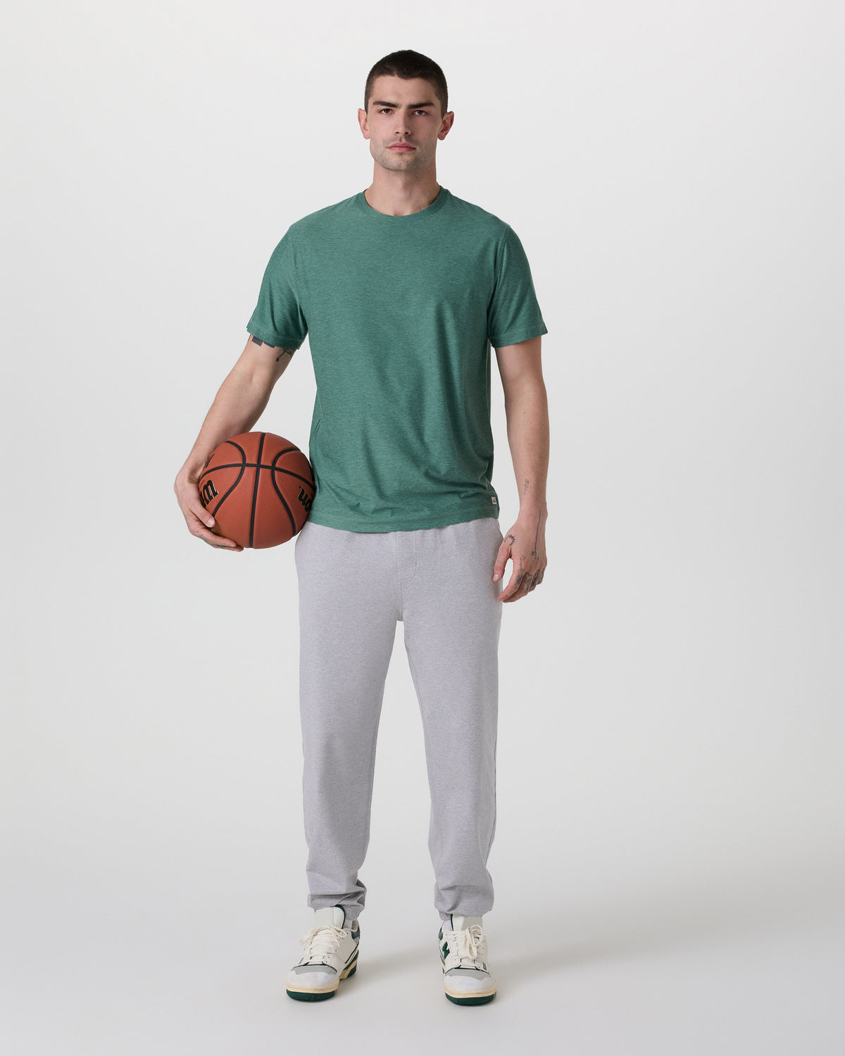 Coronado Performance Sweatpant Classic 30" Light Heather Grey - Image 3