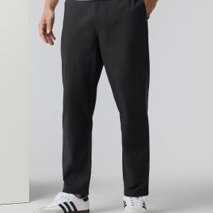 Cascade Crinkle Pant Relaxed 30" Black