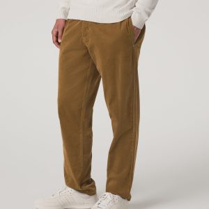 Optimist Elastic Waist Pant Classic Fit Men's Rum Pants