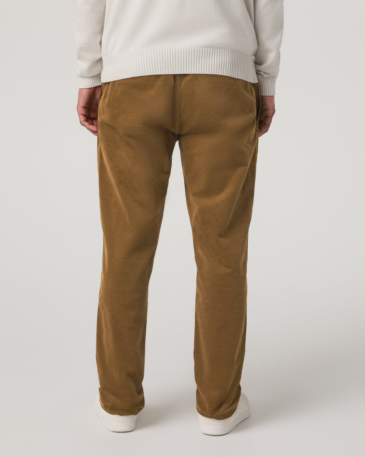 Optimist Elastic Waist Pant Classic Fit Men's Rum Pants - Image 4
