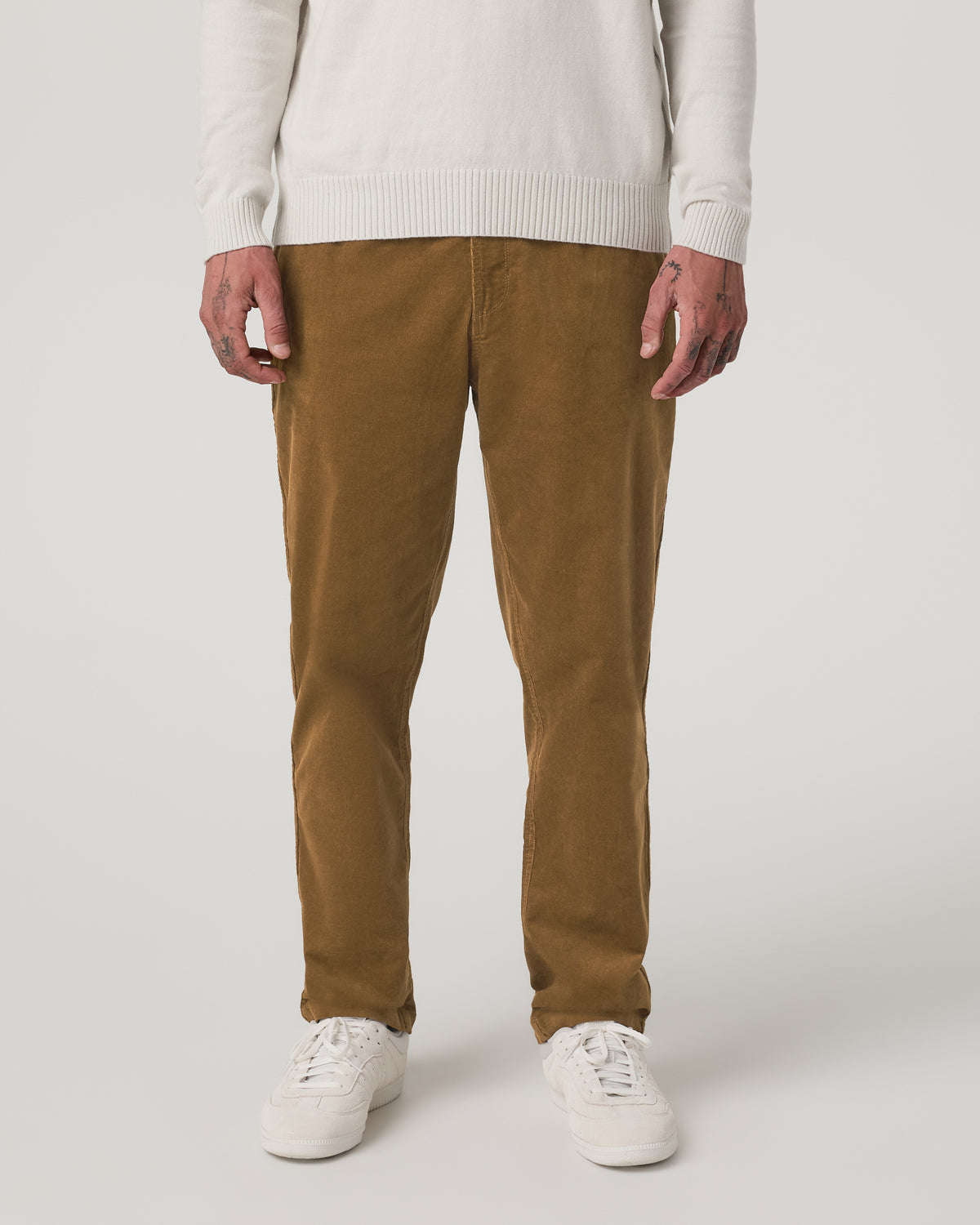 Optimist Elastic Waist Pant Classic Fit Men's Rum Pants - Image 5