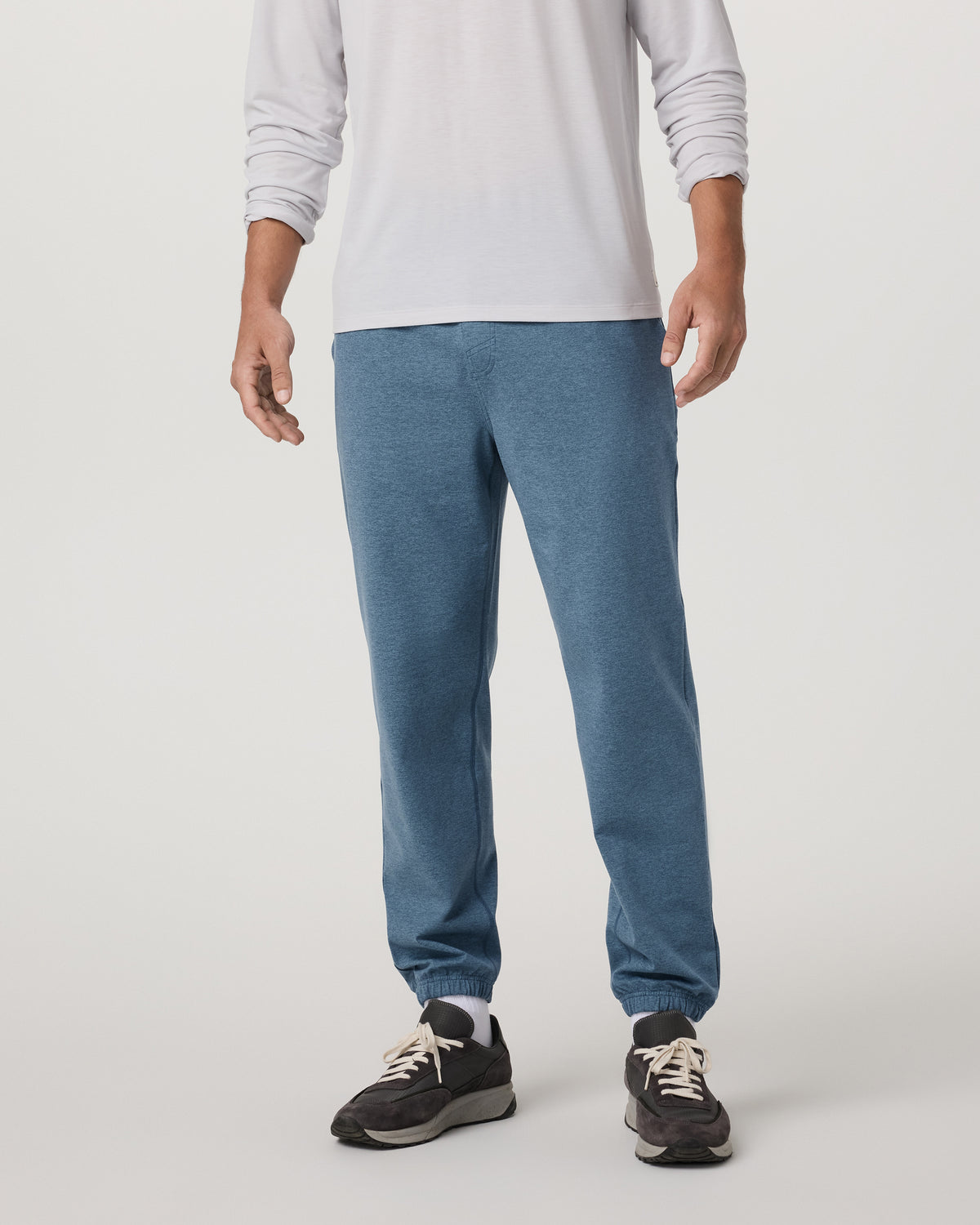 Men's Coronado Sweatpant 28" Pool Blue Heather - Image 3