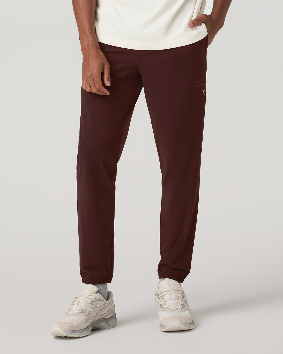 Fleet Sport Jogger 30" Men's Burgundy Joggers - Image 5