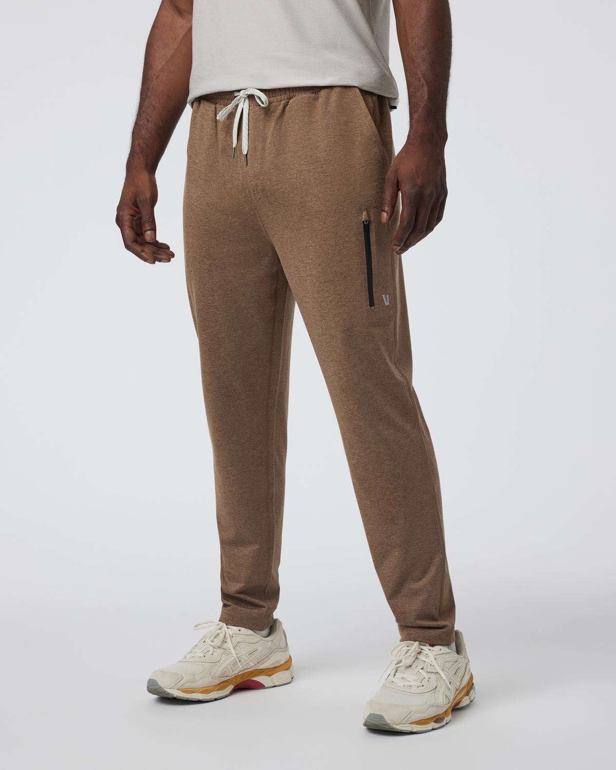 Sunday Performance Track Pant 2.0 Pecan Heather - Image 3