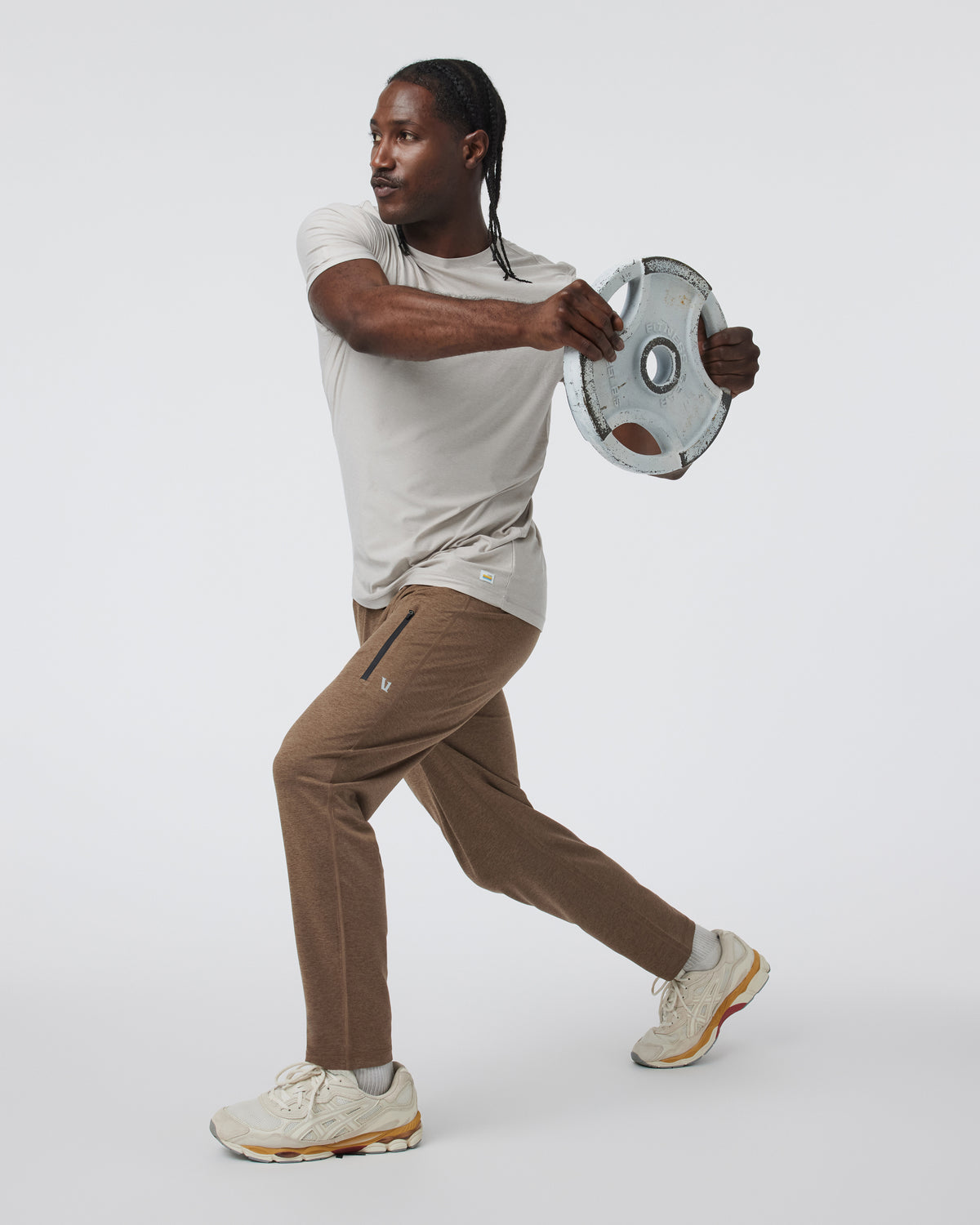 Sunday Performance Track Pant 2.0 Pecan Heather - Image 5