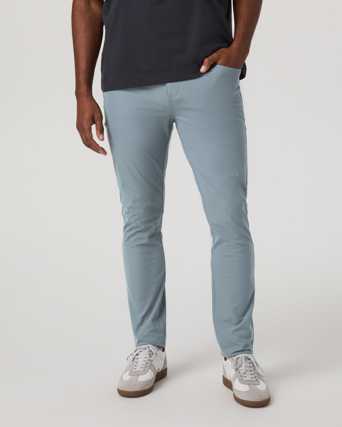 Meta Pant Athletic Slim 32" Dusty Blue 5-Pocket Pants