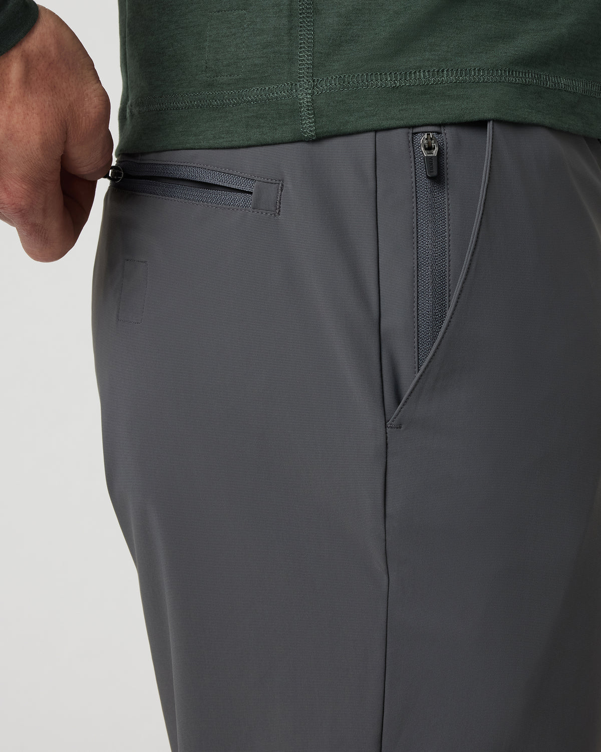 Fleet Chino Pant Athletic Slim 30" Charcoal - Image 2