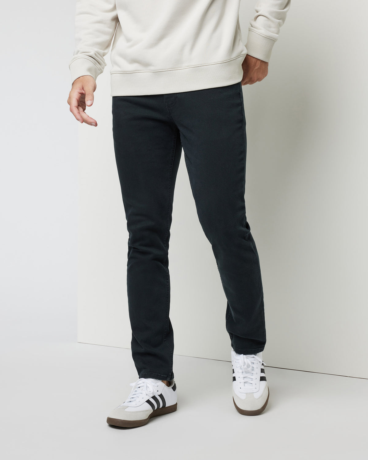 Benton Stretch Twill Pant Black 5-Pocket Pants - Image 2