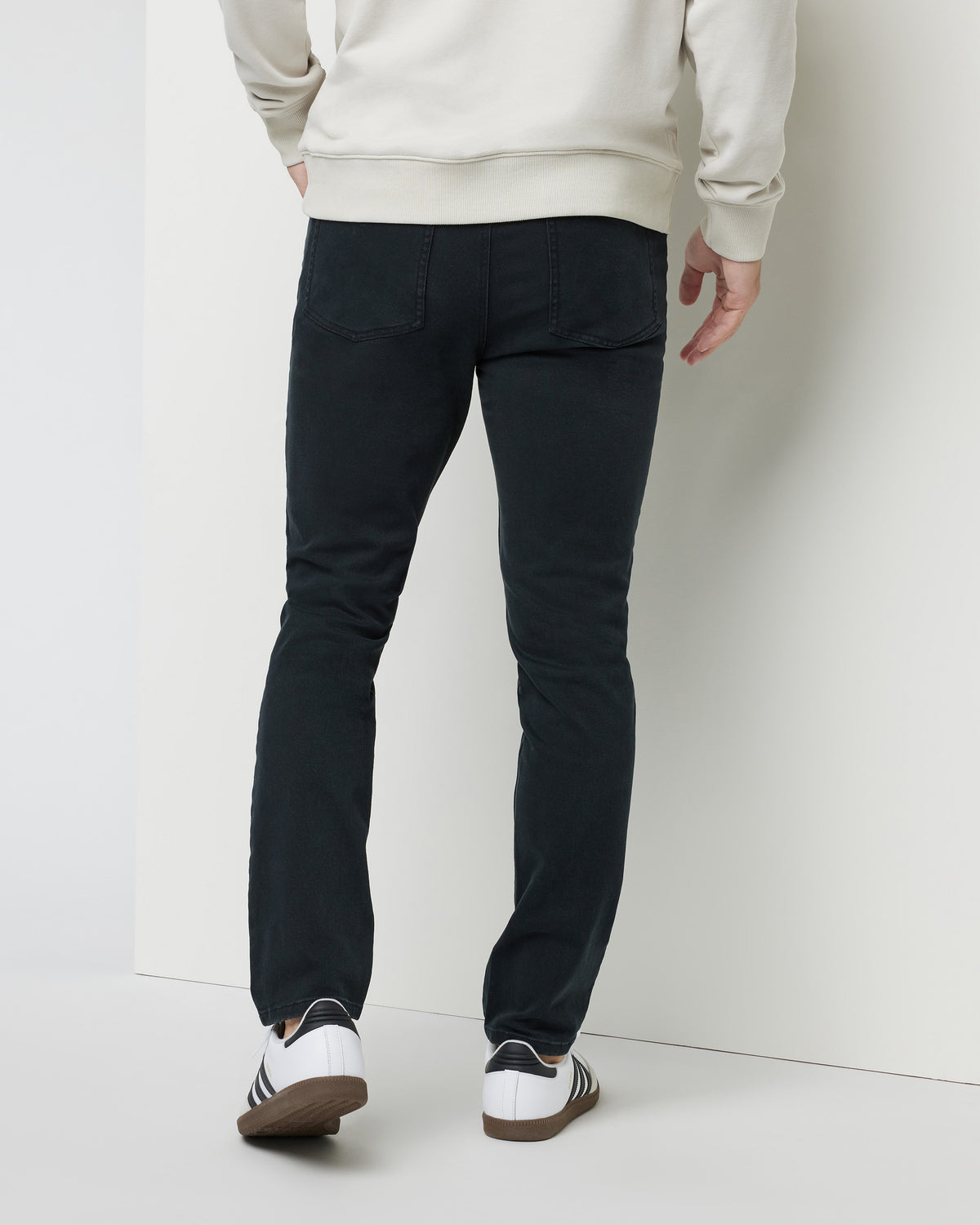 Benton Stretch Twill Pant Black 5-Pocket Pants - Image 3