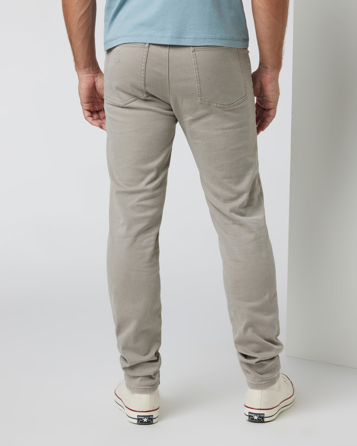 Benton Stretch Twill Pant Men's Taupe Pants - Image 3