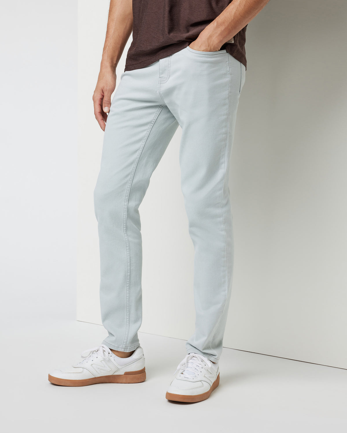 Benton Stretch Twill Pant Men's Sky Grey Twill Pants