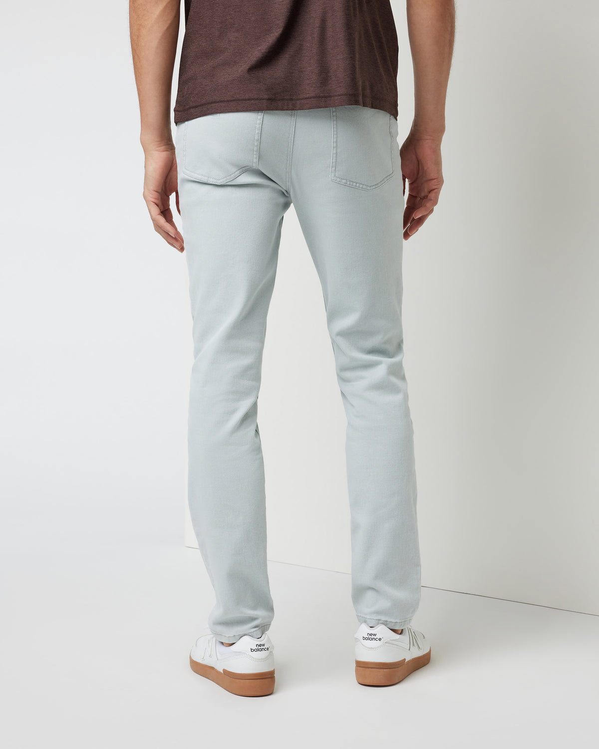 Benton Stretch Twill Pant Men's Sky Grey Twill Pants - Image 2