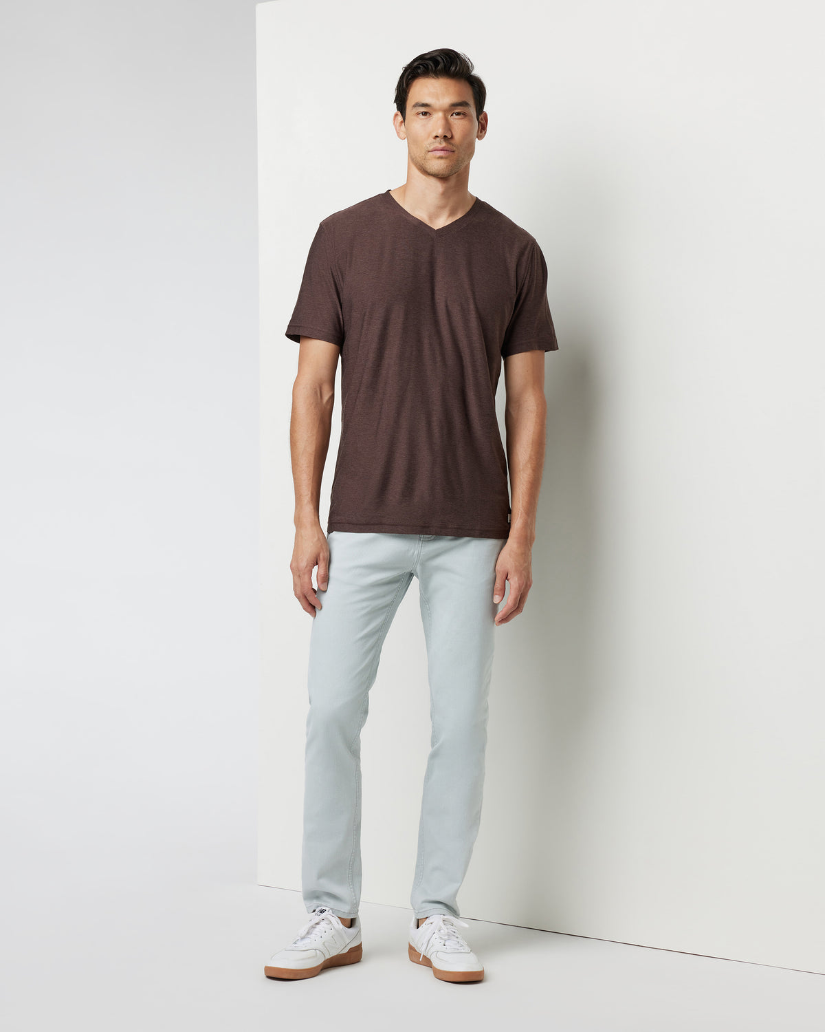 Benton Stretch Twill Pant Men's Sky Grey Twill Pants - Image 3