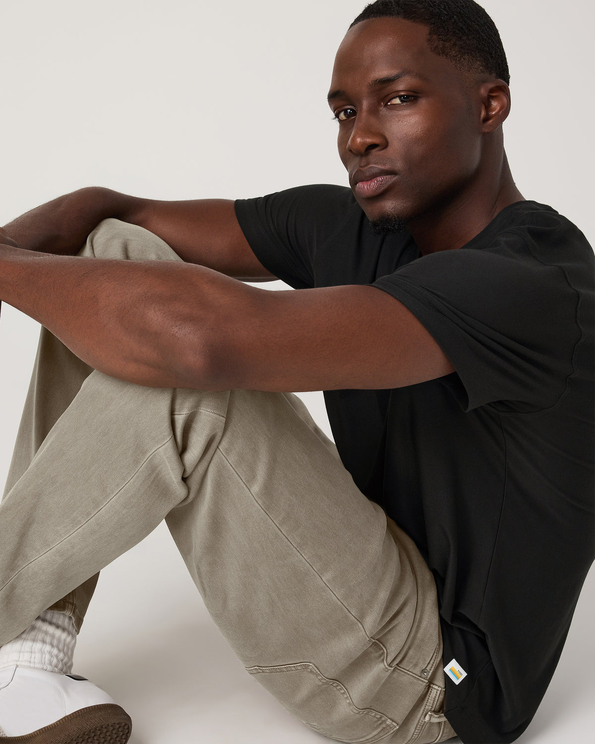 Benton Stretch Twill Pant Athletic Slim Fit 32" Taupe - Image 5