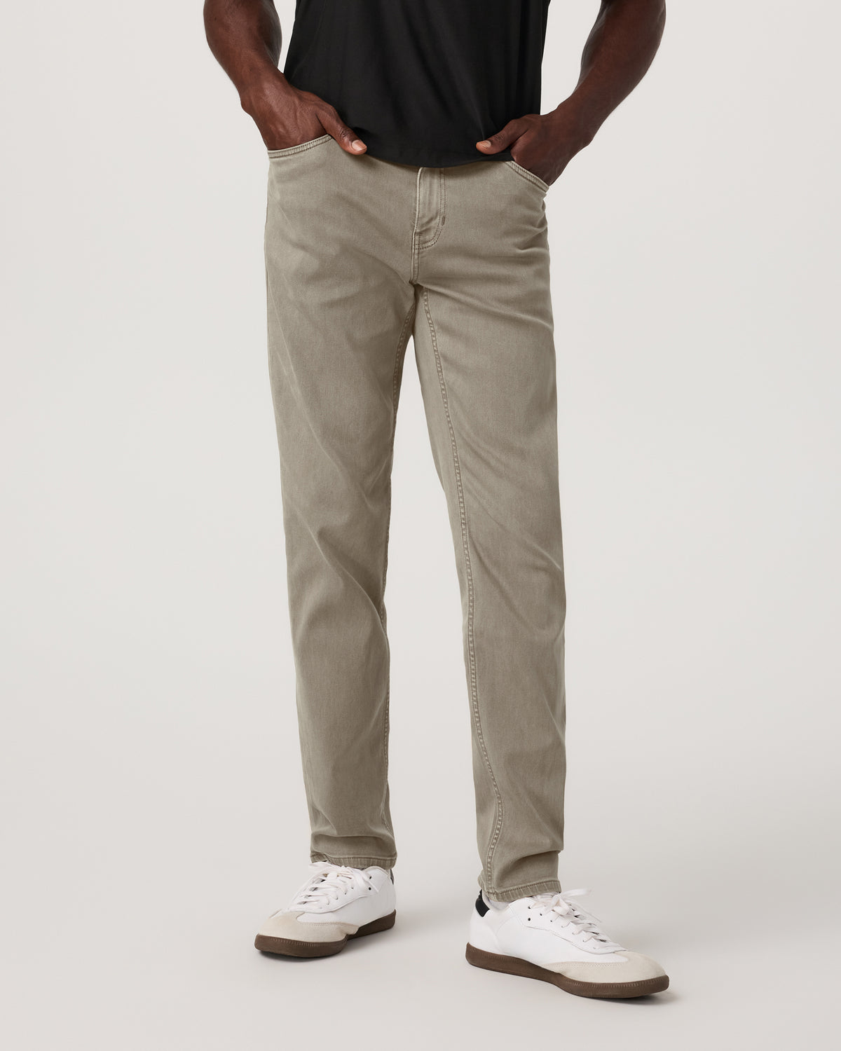 Benton Stretch Twill Pant Athletic Slim Fit 30" Taupe - Image 3
