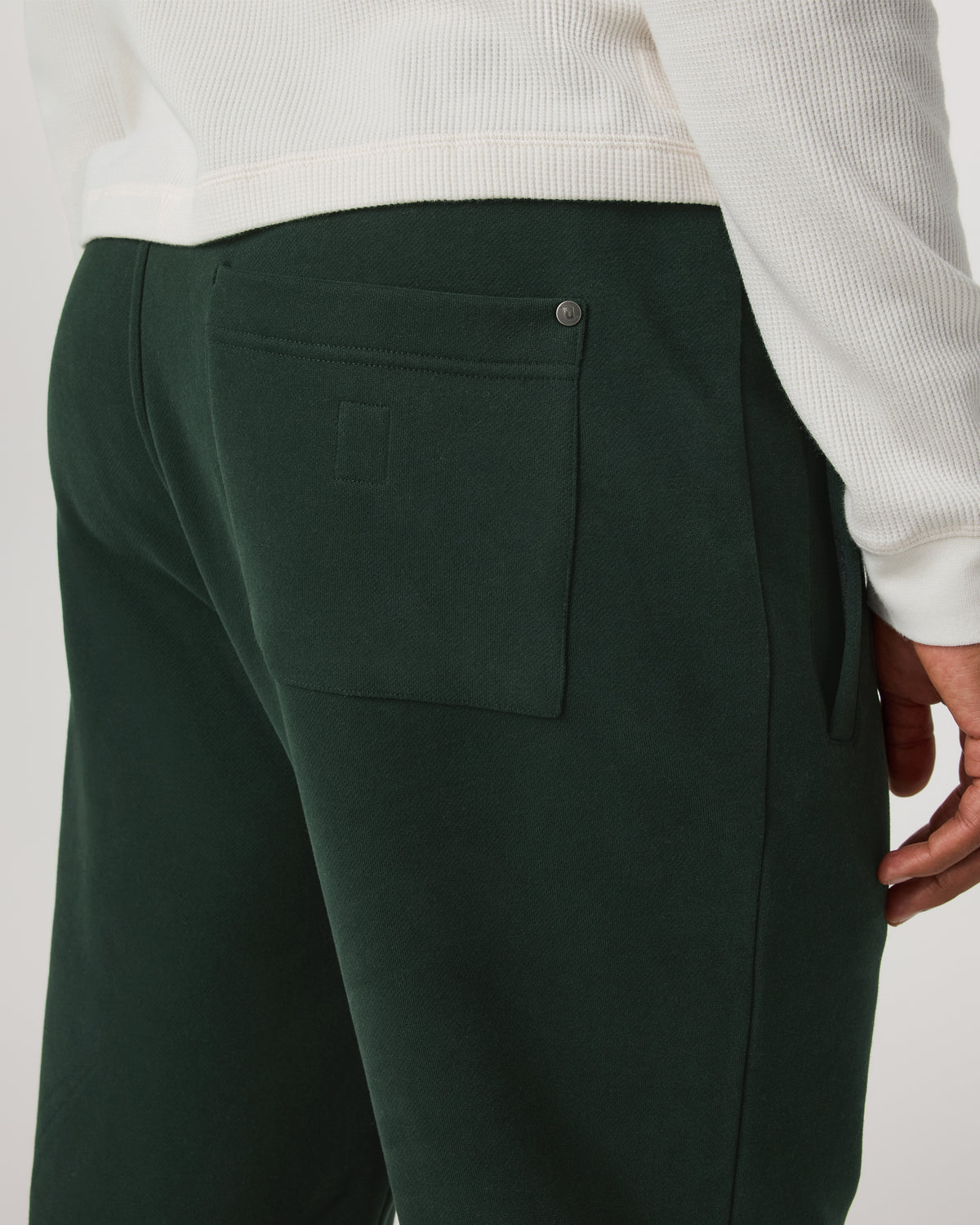 Seaside Sweatpant 28" Men's Relaxed Evergreen Sweatpant - Image 2