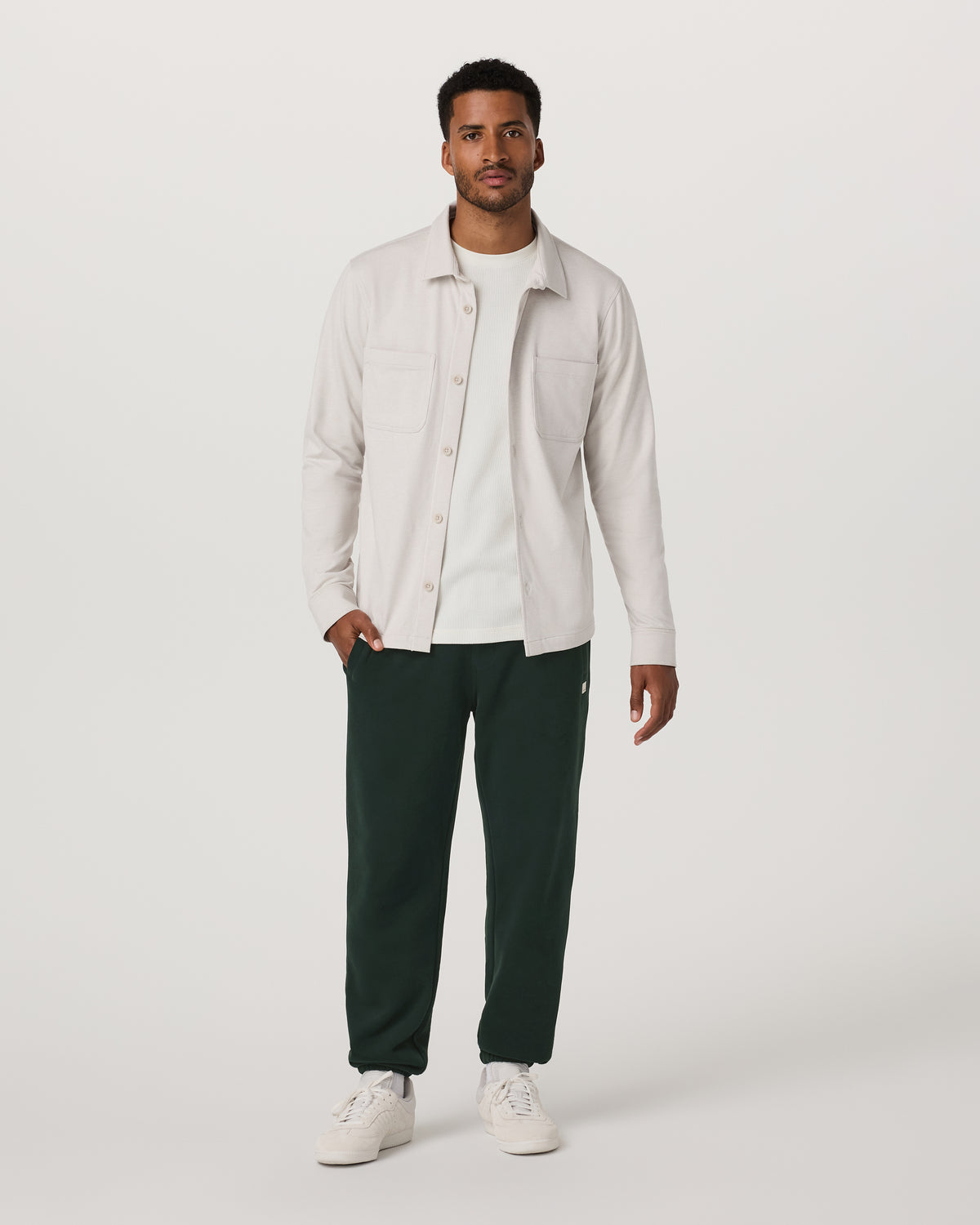 Seaside Sweatpant 28" Men's Relaxed Evergreen Sweatpant - Image 4
