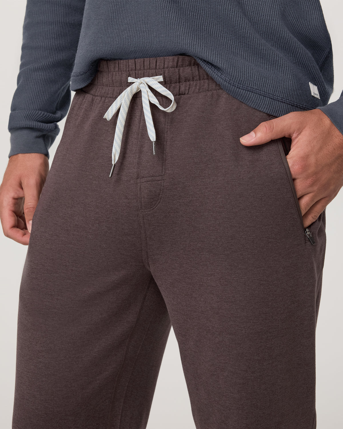 Men's Ponto Performance Jogger Sangria Heather - Image 2