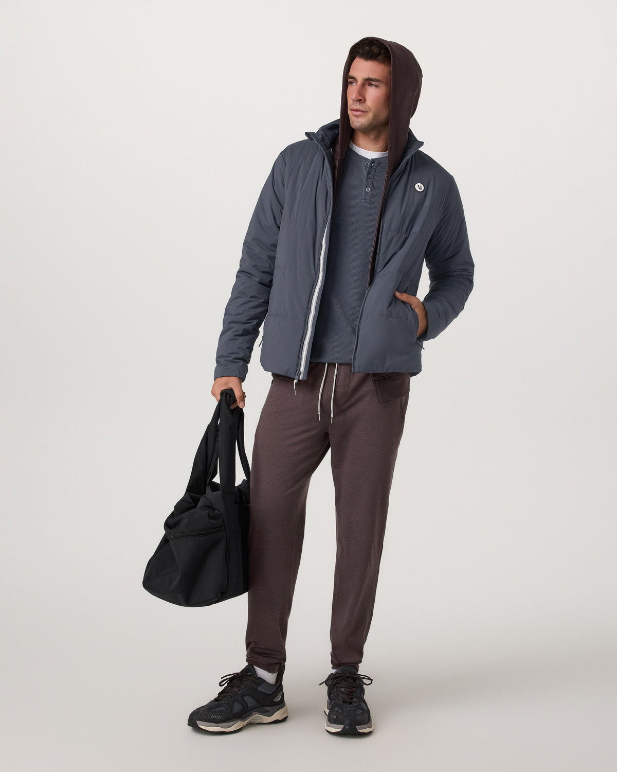Men's Ponto Performance Jogger Sangria Heather - Image 4