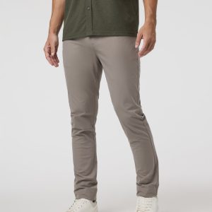 Meta Pant Athletic Slim 32" Mocha 5-Pocket Pants